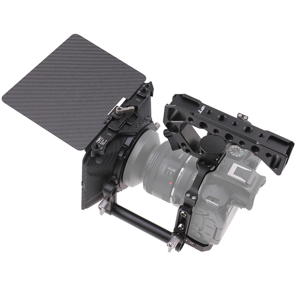 Camera cage handle With Mini Matte box Support for R7 Camera cage Mirrorless Camera Fotografica Accessories Mini Lightweight