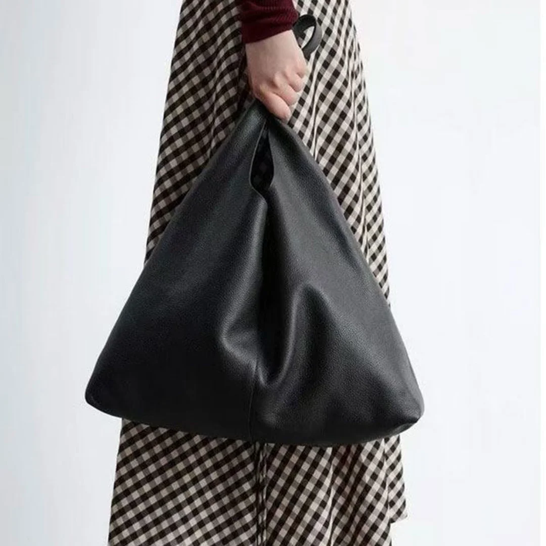 Mendy Genuine Leather Hobo Bag Women Suede Studded Adjustable Strap Gold Hardware Vintage Retro Casual Daily Commute Original