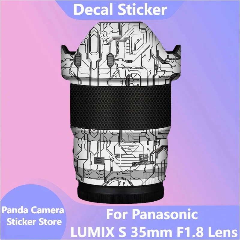 

LUMIX S35 F1.8 наклейка на объектив против царапин защитная пленка защитная пленка для тела для Panasonic LUMIX S 35 мм F1.8