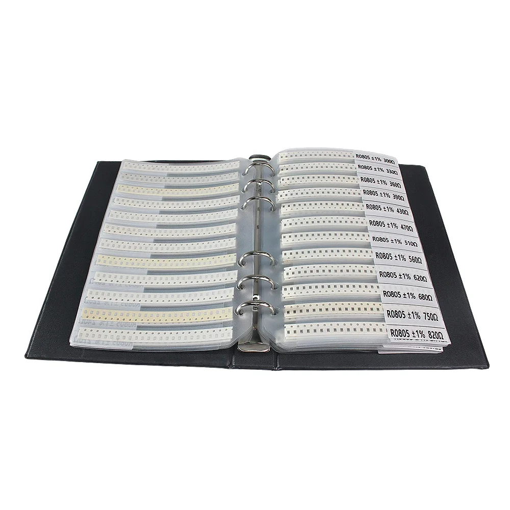 

4250pcs 1% 0805 SMT Resistor, Sample Book 0805 F (1R-10M) -170 Types