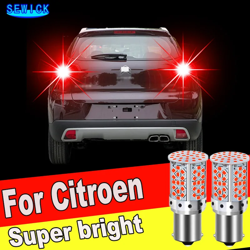 

Лампы стоп-сигналов, красные, 2 шт., без ошибок, для Citroen C3 MK3 C5 Dispatch DS5 Berlingo