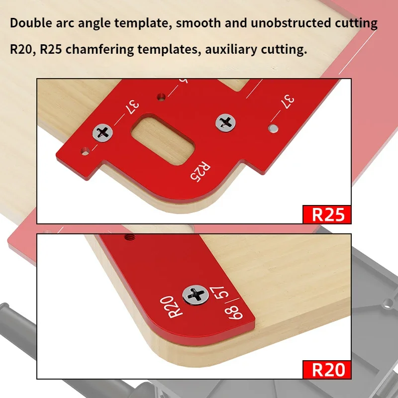 Invisible Embedded Handle Slotting Template For Wardrobe Cabinet Door Kitchen Handle No Handle Needed Slot Positioning Tool