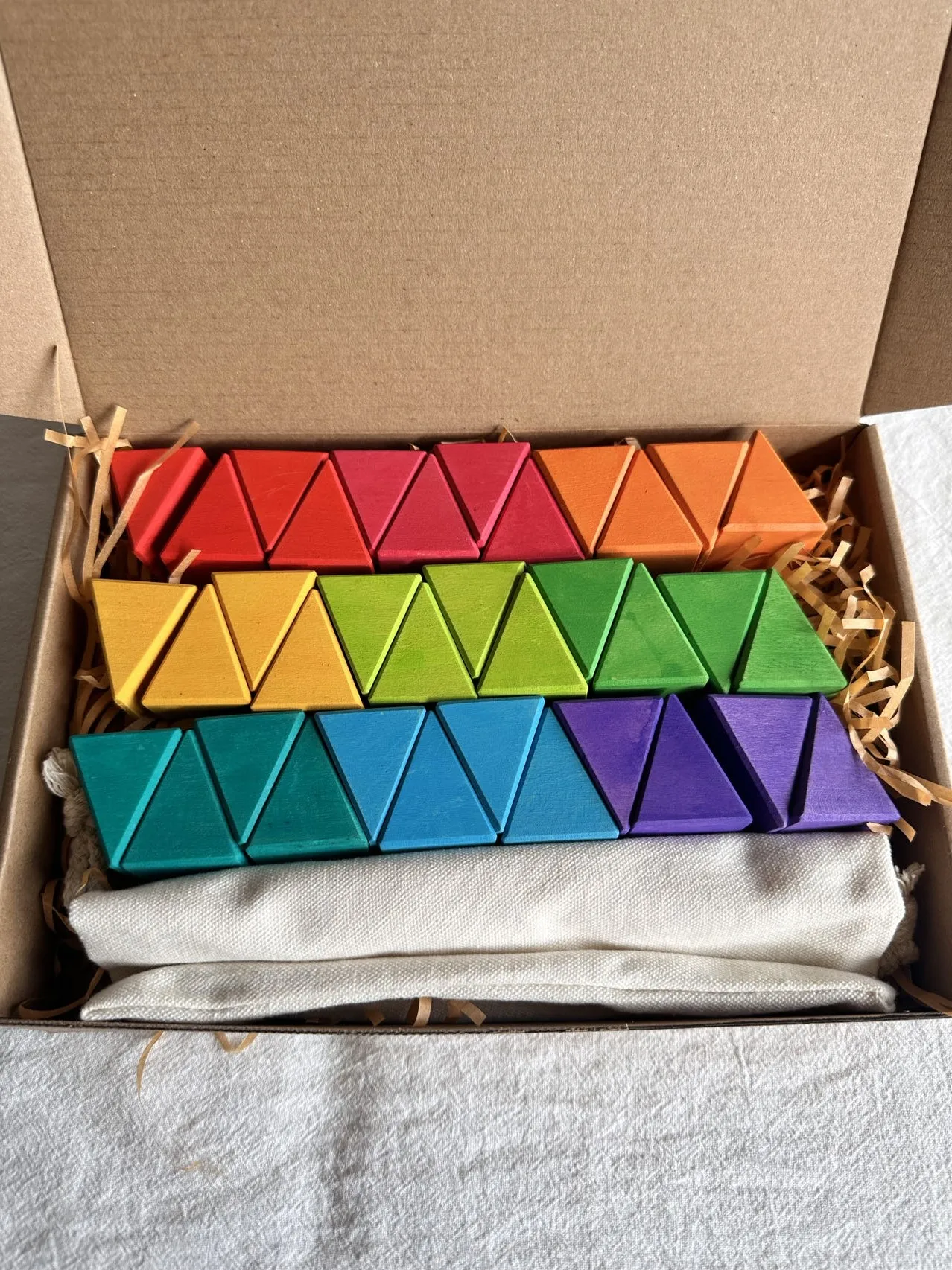 Big size Wooden Blocks Lime Rainbow Building Stacking Castel Step Shape Cubes Corner Stones for Kids Creative Play