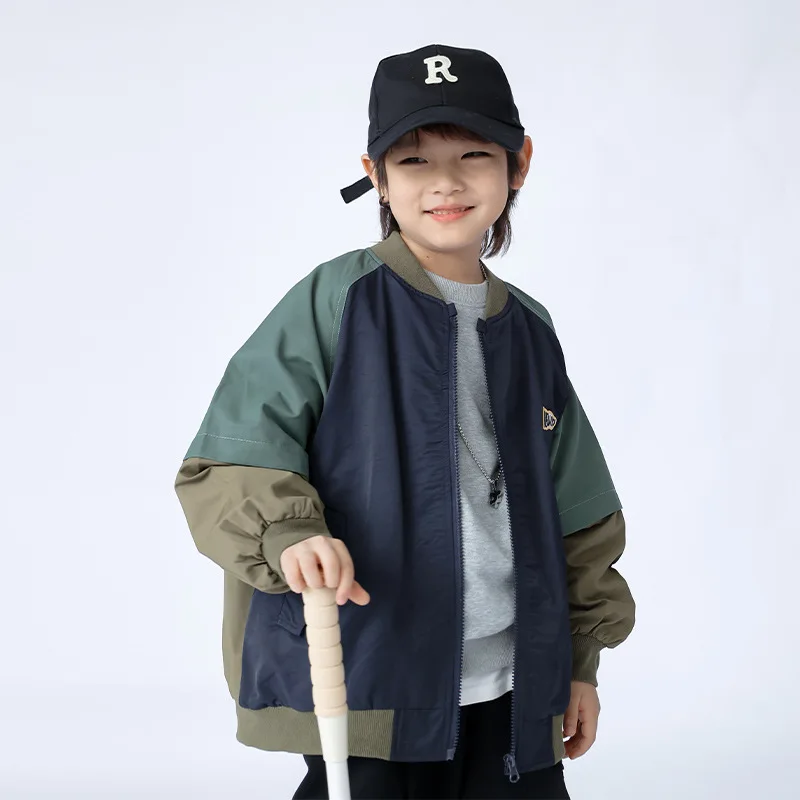 outdoor clothes for children Children's jacket for boy kids boy Clothes for teenagers top clothes for children Pilot jacket