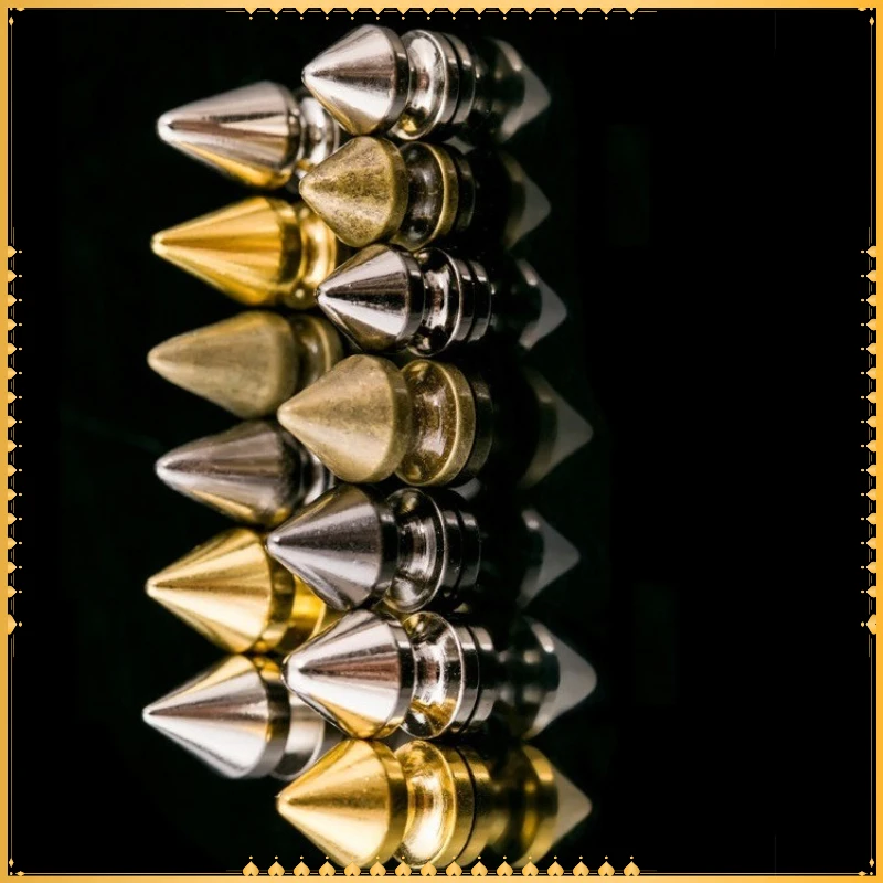 Alloy/Copper Tower Type Cone Spots Studs Leathercraft Rivets Spikes For Leather Rivets Screw Accessories