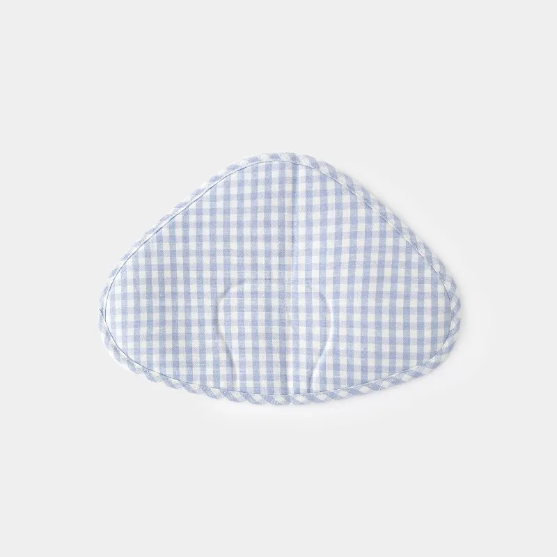 

Baby Pillow Cotton Soft Comfortable Breathable Plaid Print Newborn Pillow Baby Stroller Portable Pillow Cartoon Baby Products