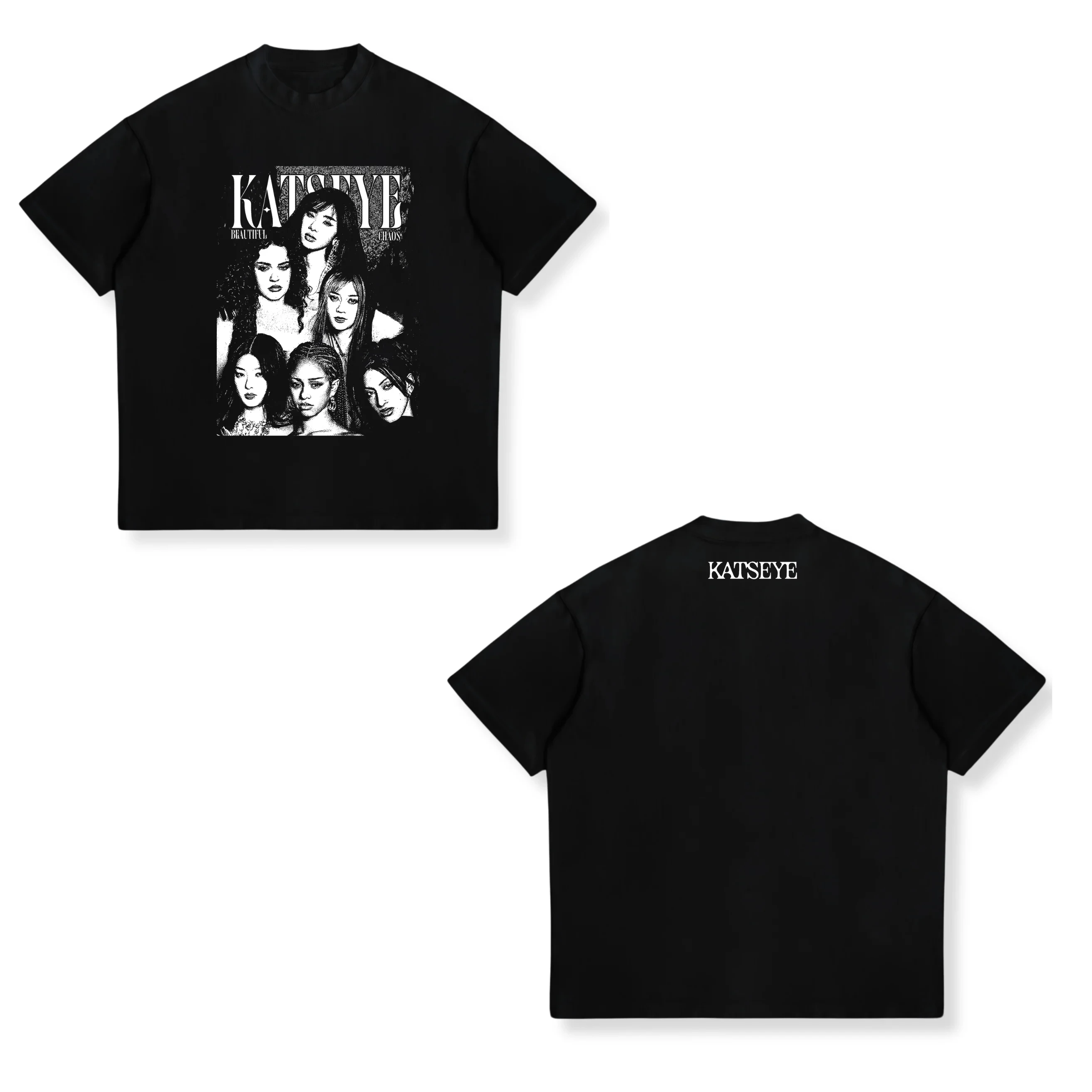 2026 New Global Group KATSEYE Gnarly Themed Graphic T-Shirt Women's Casual Round Neck Short Sleeve Top Soft Loose Fit