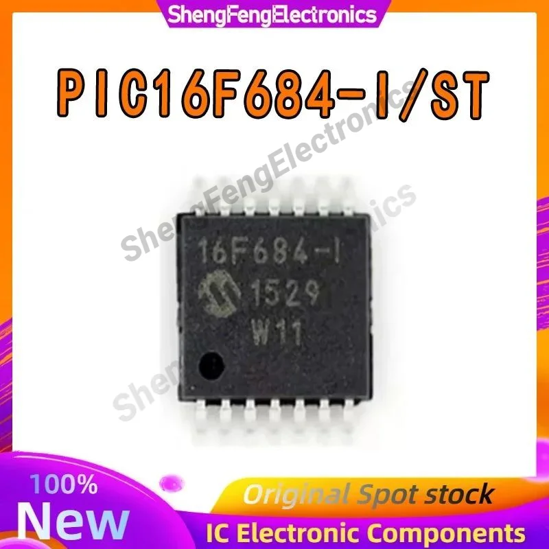 

5PCS PIC16F684-I/ST PIC16F684-I PIC16F684 PIC16F PIC16 PIC IC MCU Chip TSSOP-14 in Stock 100% New Origin