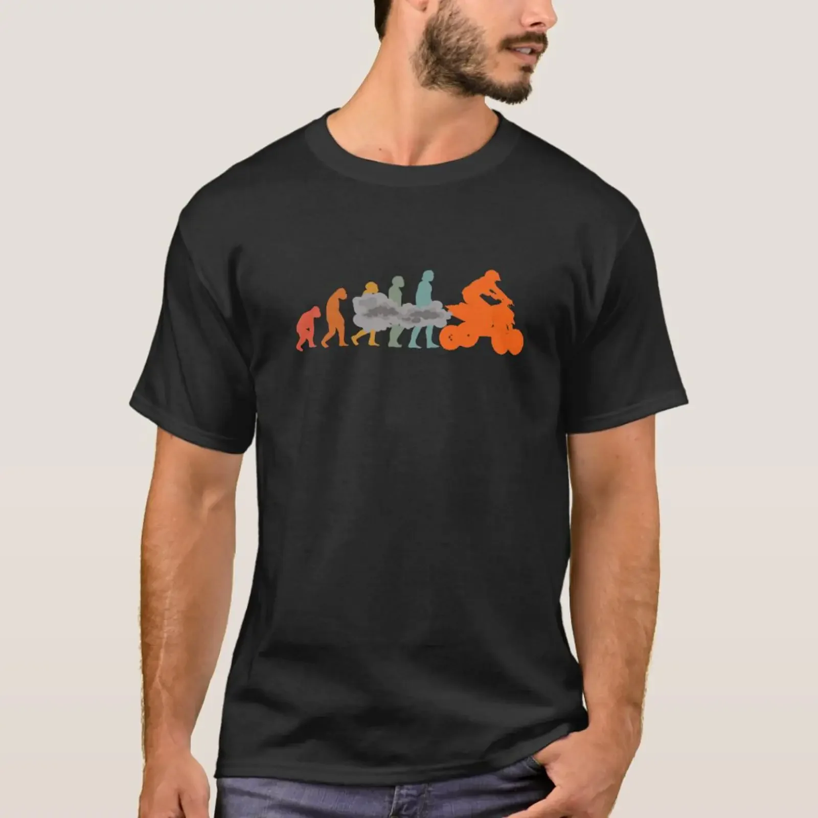 Quad Bike All Terrain Vehicles Offroad Motorsport T Shirt vintage Washed graphic streetwear Comfortable Soft Stylish
