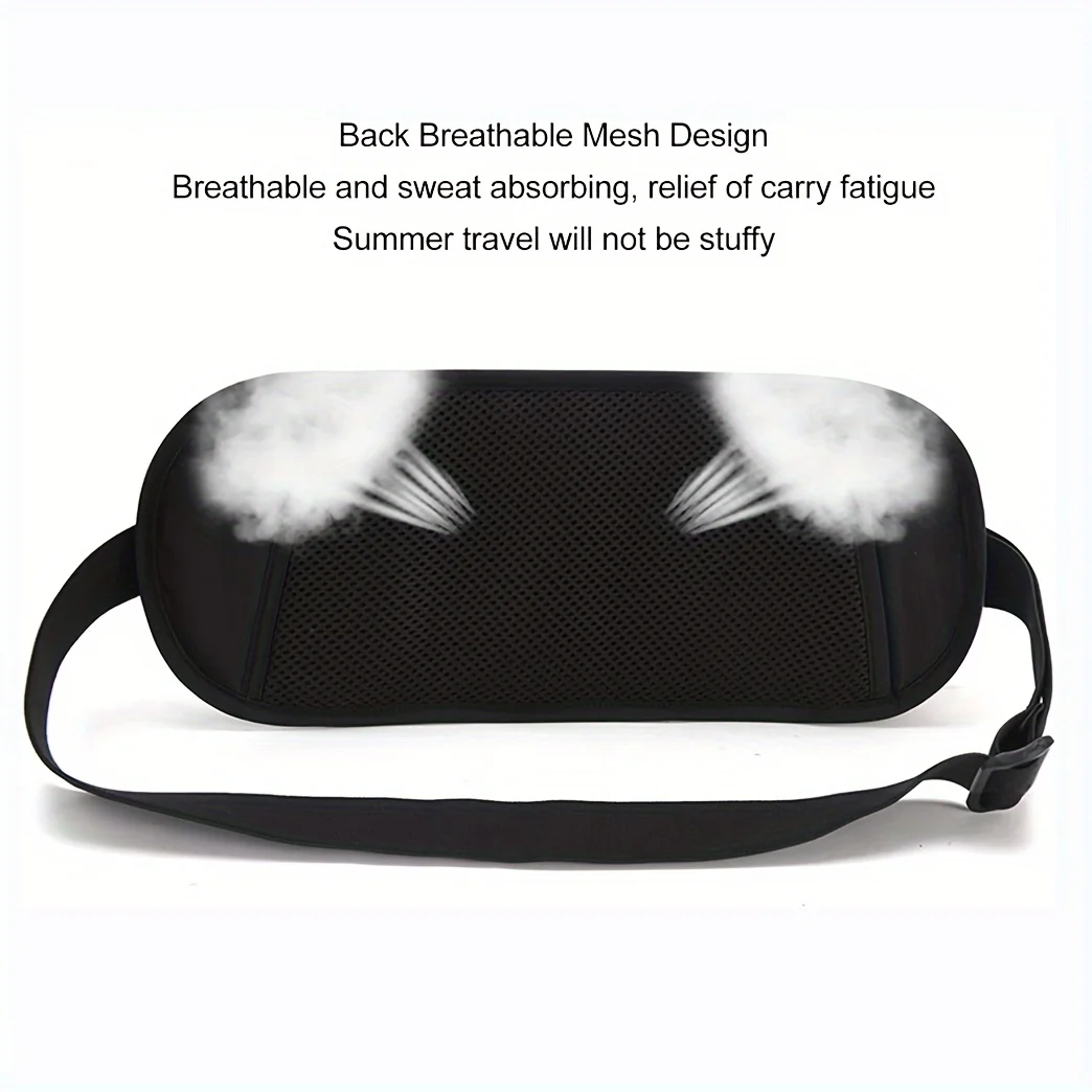 RFID Blocking Travel Money Belt Bag and Passport Holder - Secure and Stylish Fanny Pack for Safe Travel