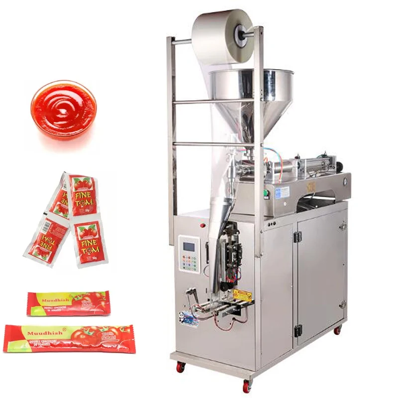 

10-100ML Automatic Packing Machine Deterg Liquid Slime Honey Pack Filling Sachet Paste Packaging Machinery