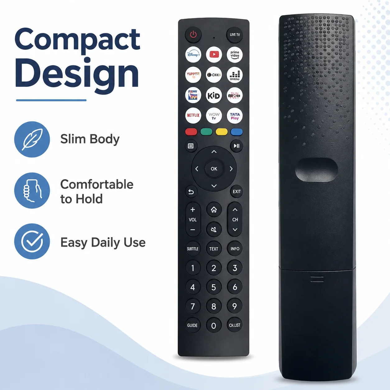 Universal Electronic Remote Replacement for Hisense TV Remote EN2P36H Suitable Electronic Control Device