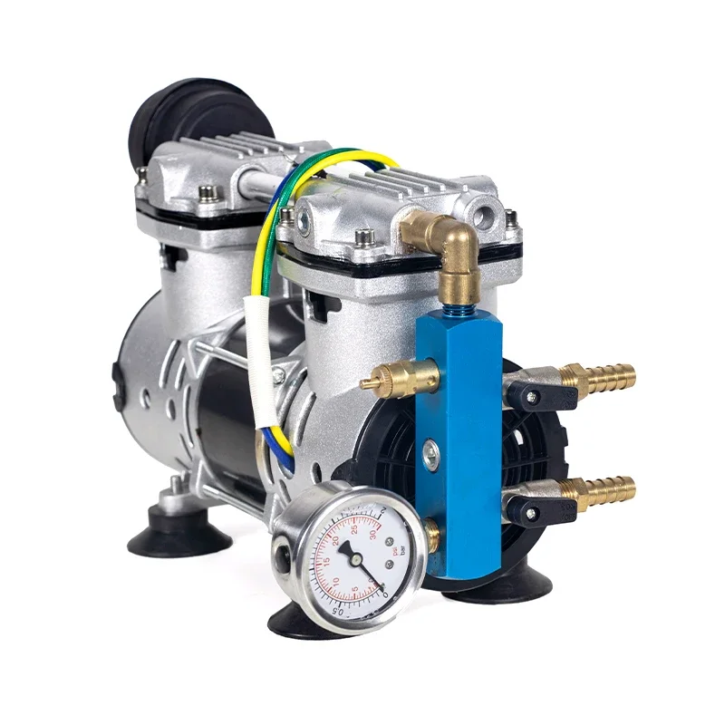 Solar Powered air Compressor 370W Lake and Pond Aeration Oilless air Compresor for Fish Farm DC24V Solar Aeration System
