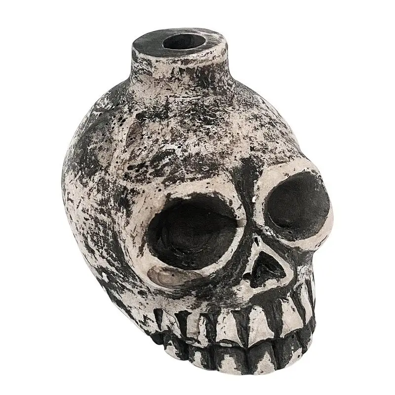 Real Screaming Aztec Death Whistle Spooky Aztec Skull Whistle Realistic Human Screaming Aztec War Ghost Whistle for Halloween