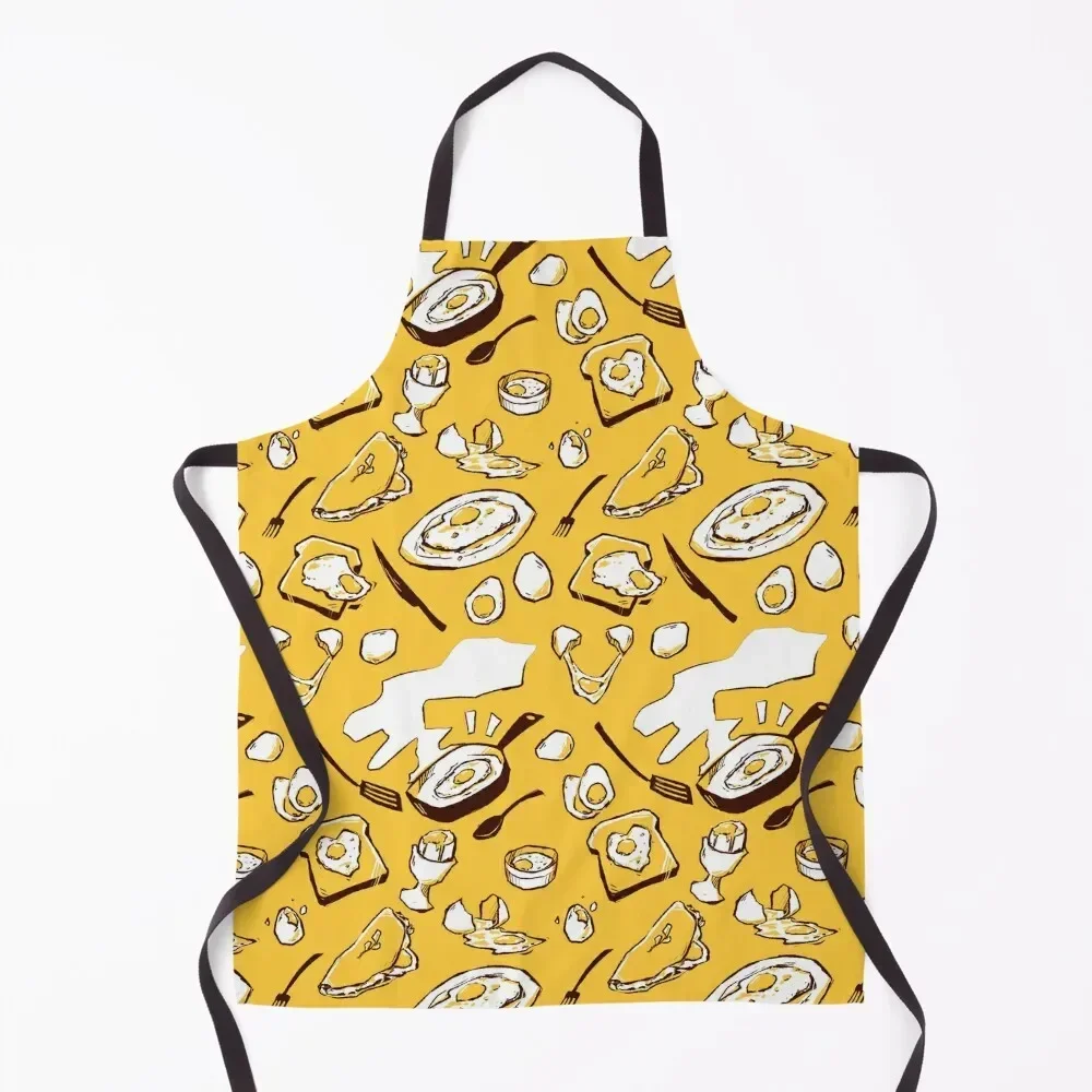 

Normal Egg Breakfast Apron Kitchens Accessories Professional Barber restaurant accessories with pockets Apron