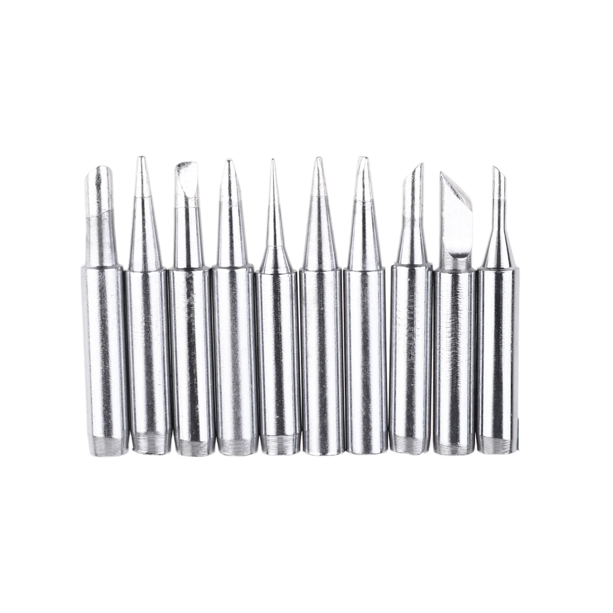 

10pcs Soldering Tips Welding Head 900M Series Heat Resistant Copper Electronic Welding Durable Easy Install Clean