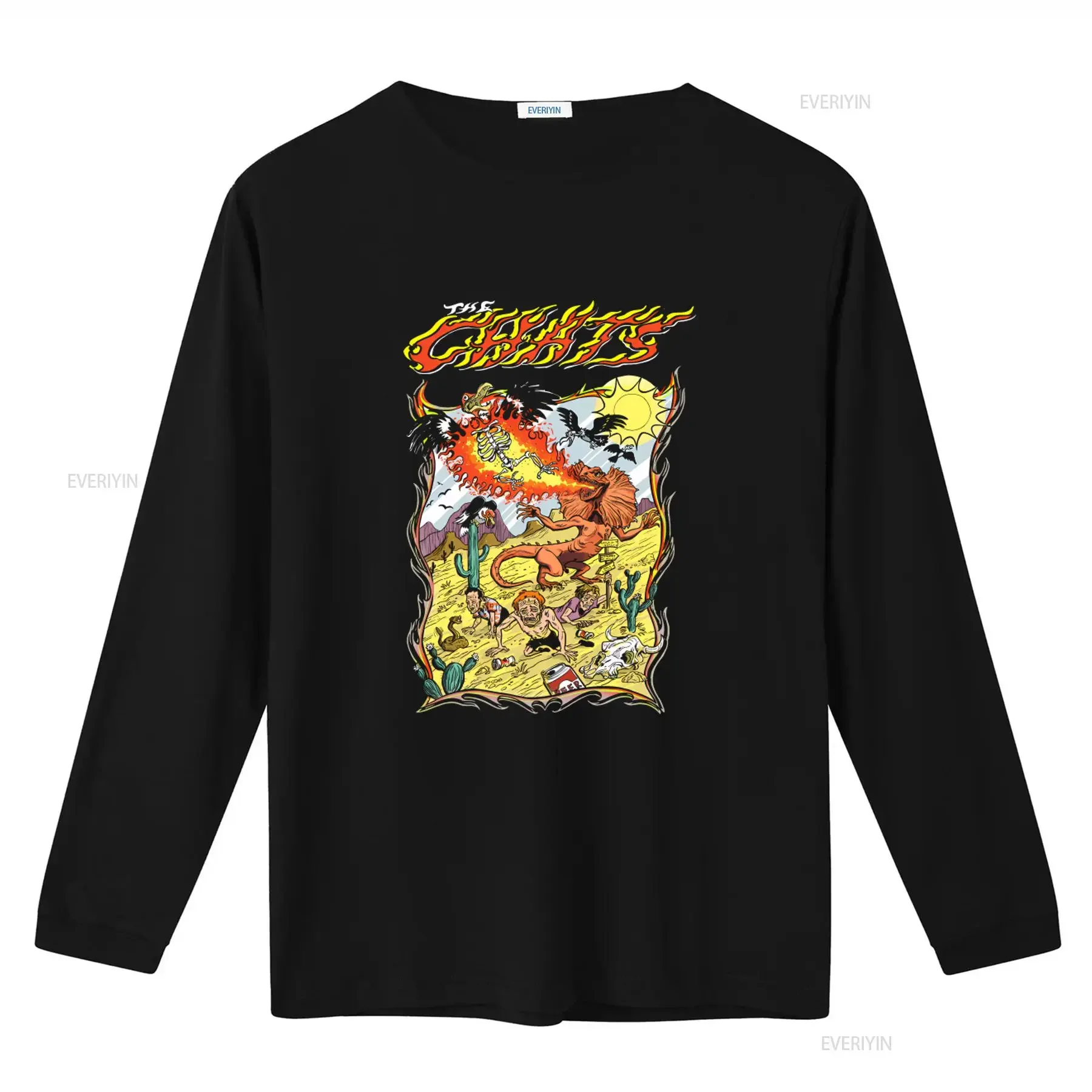 The Chats Band T shirt Cotton Print Rock Design S 5XL vintage Washed Stylish Unisex fashion Comfortable homme Versatile graphic