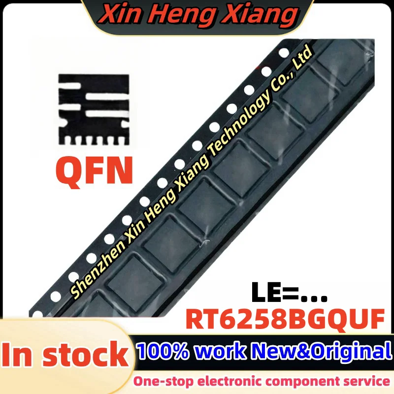 (2-10pcs)RT6258BGQUF RT6258BG RT6258B LE=2E QFN-12