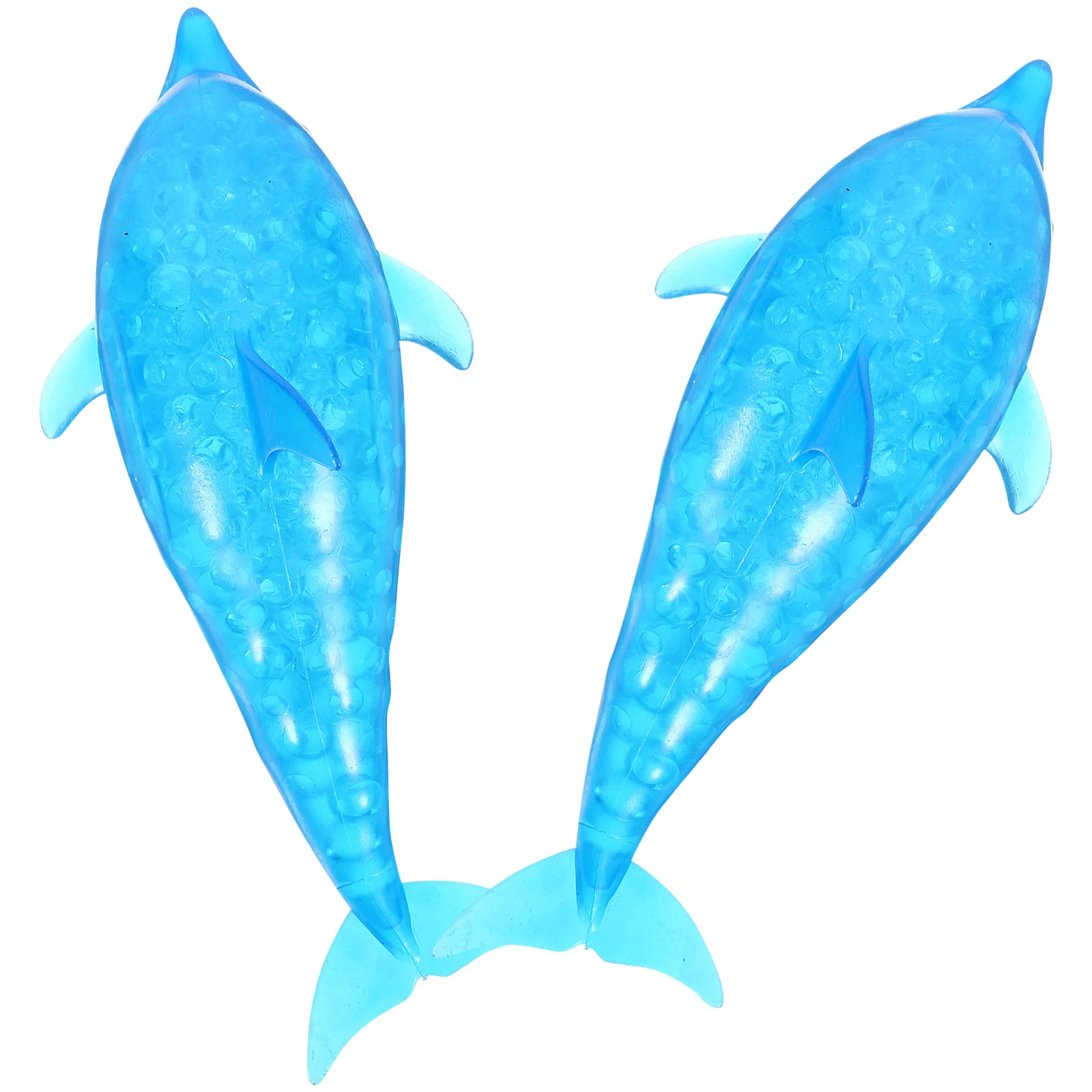 ของเล่นบีบปลาโลมา 2 ชิ้น ของเล่นบีบคลายเครียด สนุก สำหรับเด็กอายุ 6-12 ปี ของชำร่วยงานปาร์ตี้ รางวัลเล็กๆ ใช้ในบ้านและนอกบ้าน