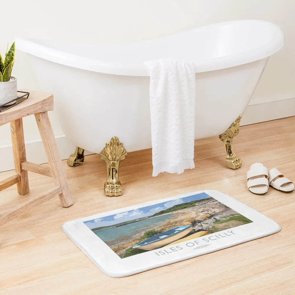 

Isles of Scilly Bath Mat Bathroom Rug Non-Slip Pad Mats For Bathroom And Toilet Bathroom Rugs Mat