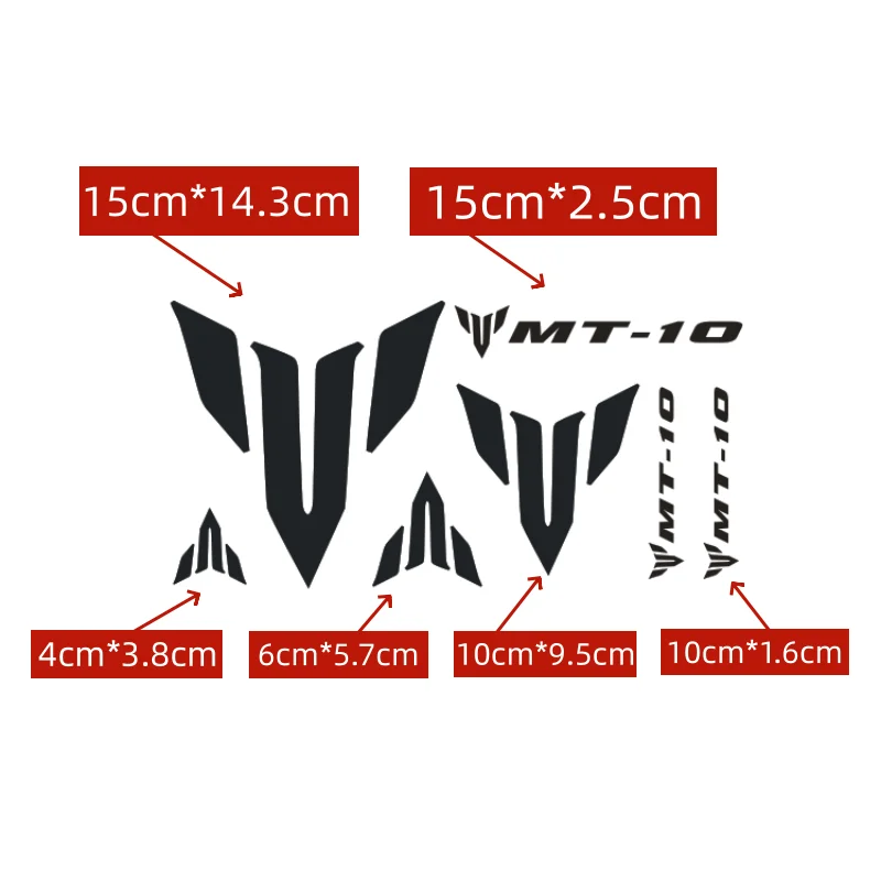 Motorcycle sticker helmet sticker for Yamaha MT-10 motorcycle decal Cover scratch sticker motorcycle accessories