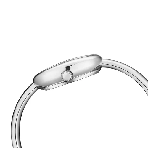 Imagen 2 del producto YaLaLuSi marca pulsera de lujo modelo reloj de cuarzo para mujer, estilo de diseño dorado de moda, esfera simple, caja de regalo, regalo para mujer