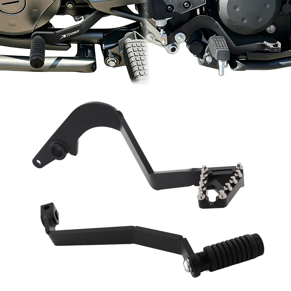 Motorcycle Foldable Brake Pedal Lever For Kawasaki KLR650 ABS / Adventure KLR 650 S/ABS Traveler ABS Gear Shifter Shift Lever