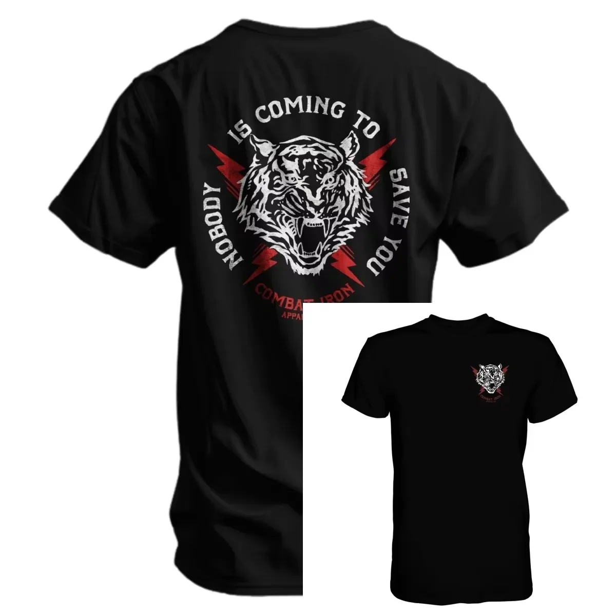 2026 new Vintage Roaring Tiger Graphic T Shirt Men Animal Streetwear Print Short Sleeve Unisex Casual Cotton Tee