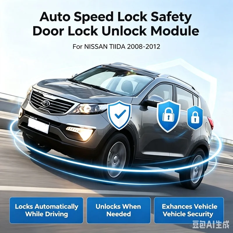 For NISSAN TIIDA 2008--2012 CANBUS Car Auto Speed Lock Car Safety Door Lock and Unlock Module Factory Made Originally