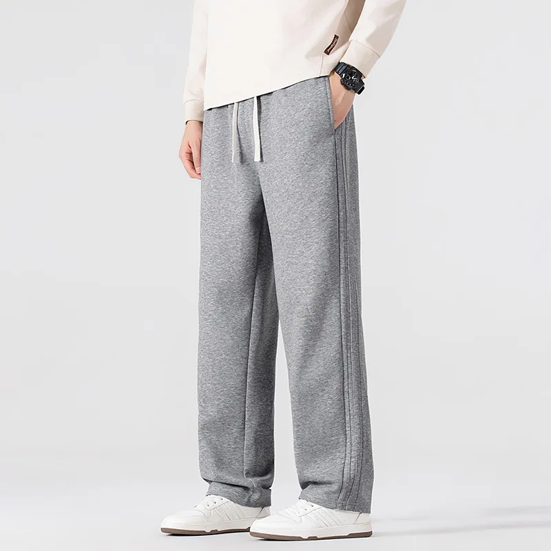 

Осень 2023, мужские спортивные штаны для бега, мешковатые беговые штаны, хлопковые корейские спортивные штаны, нейтральные свободные брюки для бега на открытом воздухе, фитнес-брюки