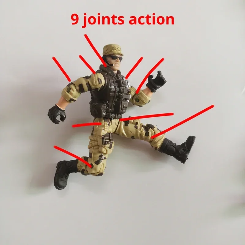 2-30Pcs Solider Military Police Action Figure Seal Special Arms Navy Rare Limited Collection Model Toy Gift for Kid Child Adult