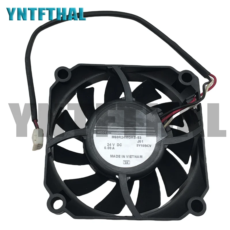 M60R24MGAB-53J61 M60R24MGAB-53J56 24V 0.08A 3-wire Pins for  1519 1819 fan 60 * 60 * 15 working