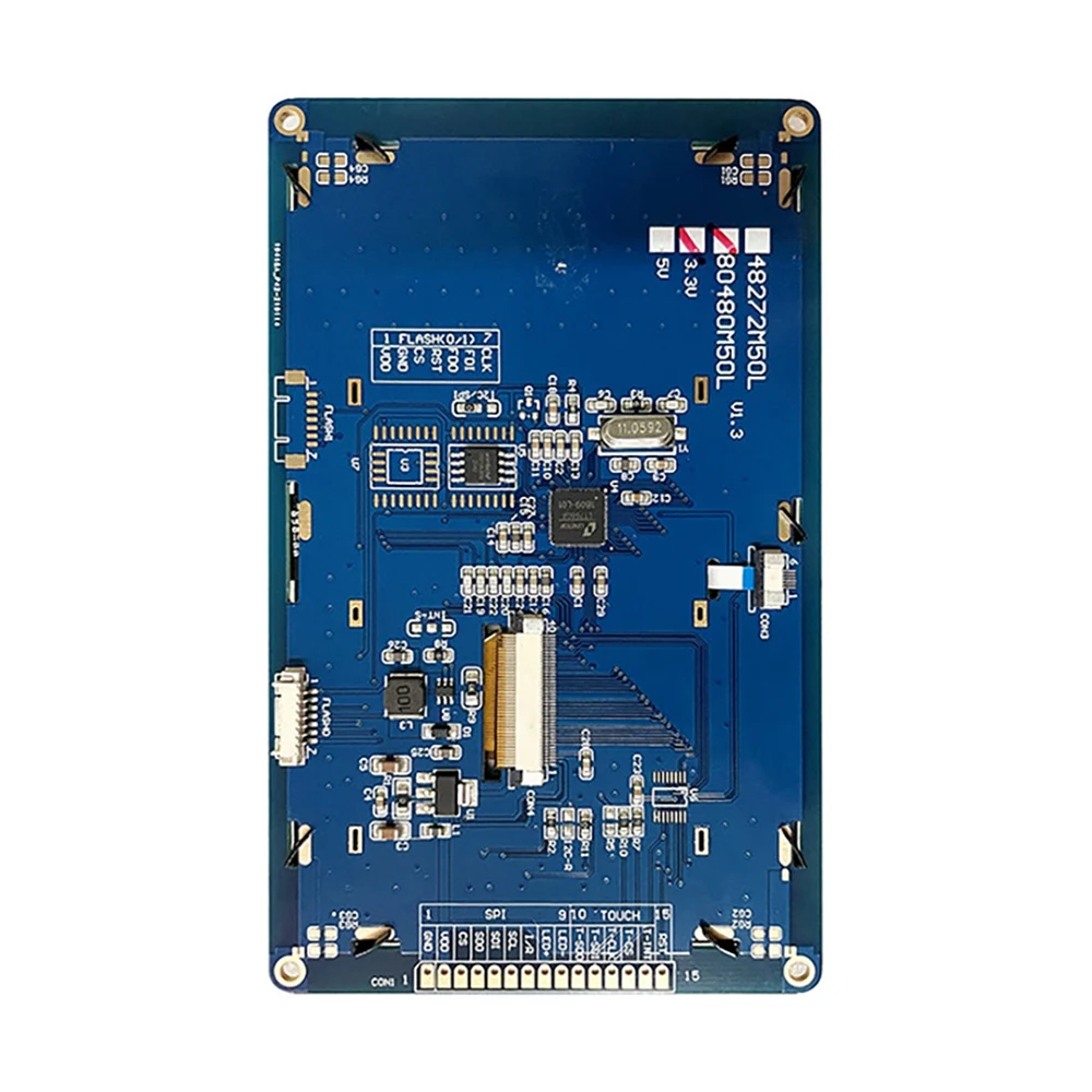 5 Inch 800X480 Capacitive Touch 2D Graphics Text Drawing TFT Embedded Controller Board Touch Screen