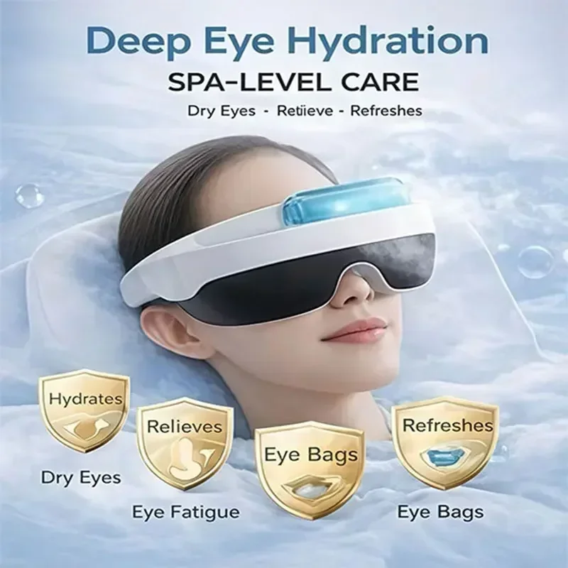Portable Smart Atomizing Eye Moisturizer Rechargeable Hydrating Eye Care Device for Dry Eyes, Eye Fatigue Relief - Ideal for Off