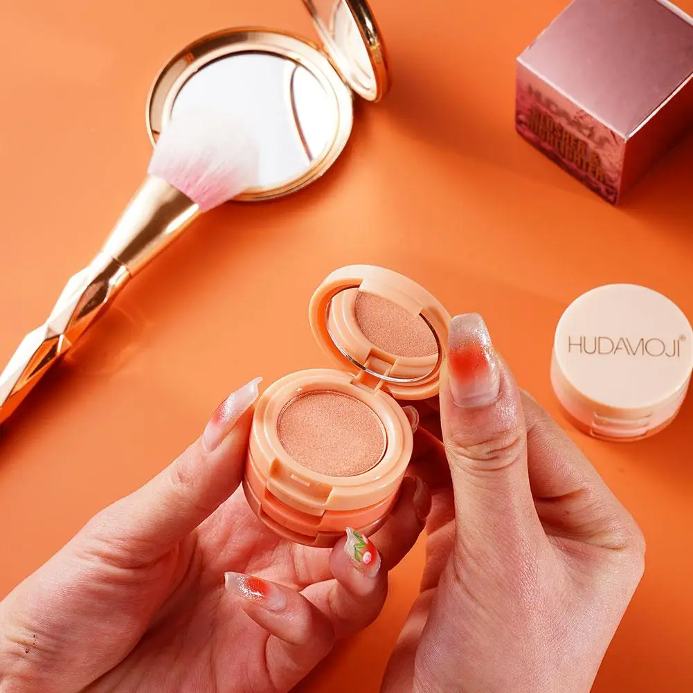 Tavolozza per trucco 3 in 1, texture opaca e perlescente Glitter Blush Evidenziatore Contouring Tavolozza per trucco a 3 strati