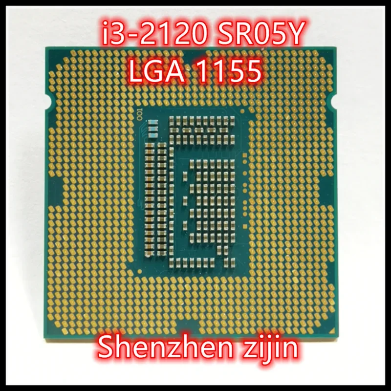 I3-2120 i3 2120 SR05Y 3.3 GHz ثنائي النواة معالج وحدة المعالجة المركزية 3M 65W LGA 1155