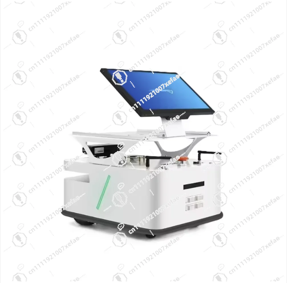 

Customized intelligent automatic navigation delivery robot, load capacity 80 kg, speed 1.5 m/s, accuracy 2 cm