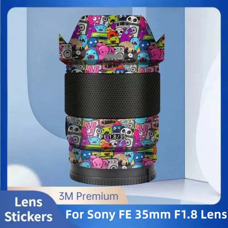 FE 35 1.8 Decal ผิวไวนิลห่อฟิล์มเลนส์ป้องกันสติกเกอร์ Protector Coat สําหรับ Sony FE 35 มม.F1.8 F/1.8 351.8 SEL35F18F