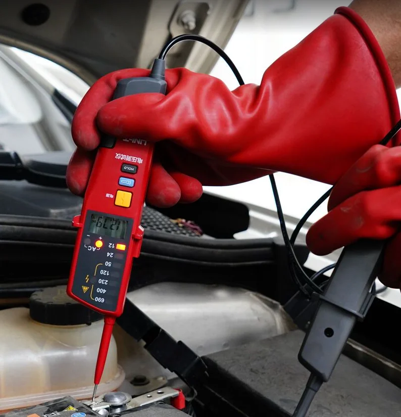 UNI-T UT18S Voltage Tester Probe Volt Indicator Meter 3-Phase Sequence Continuity Voltage Detector Digital Multimeter