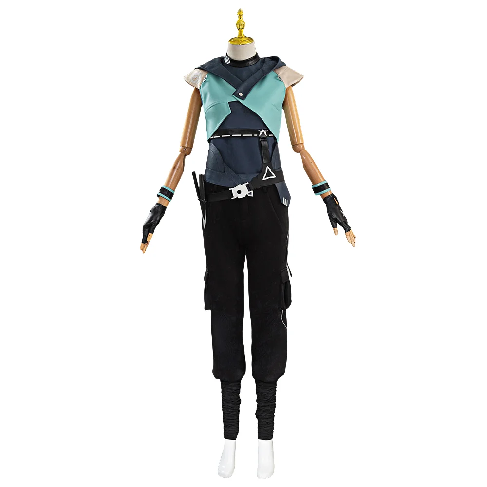 ジェットコスプレゲーム Valorant 大人のファンタジア衣装ウィッグ