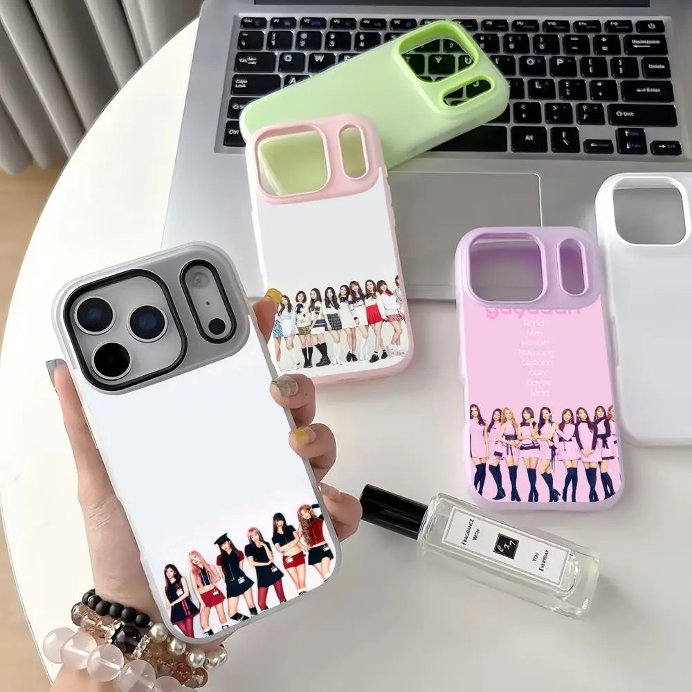 g-gugudan Phone Case Phone Case For iPhone 17 16 15 14 13ProMax Crystal Double-layer Bright Liquid affordable luxury