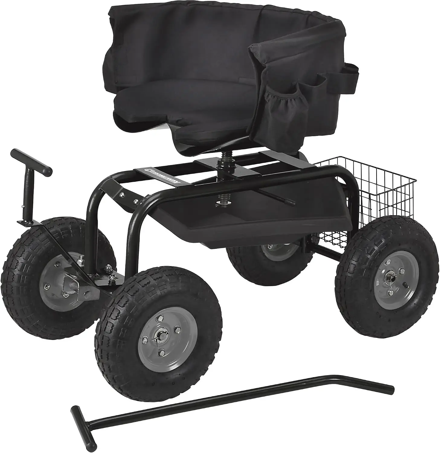 Deluxe Rolling Garden Seat with Easy Change Turnbars | Yard and acreage maintenance, Lawn and garden use, Durable outdoor