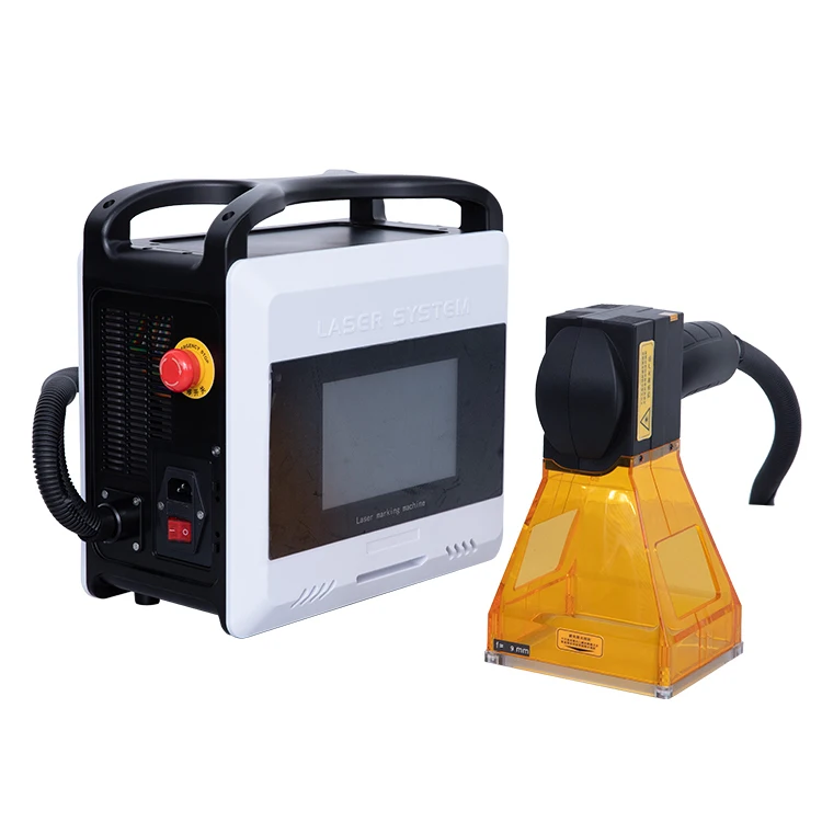 Handheld Head Design 20W 30W 50W JPT/MAX Portable Fiber Marking Laser Engraving Printing Hine