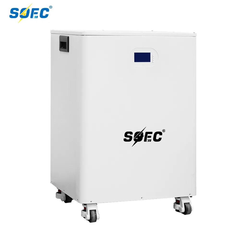 SOEC High Capacity 20KWh Lifepo4 Batteries 51.2V 400AH Powerwall 6000 Cycles Off-grid System Communicate with the Inverter