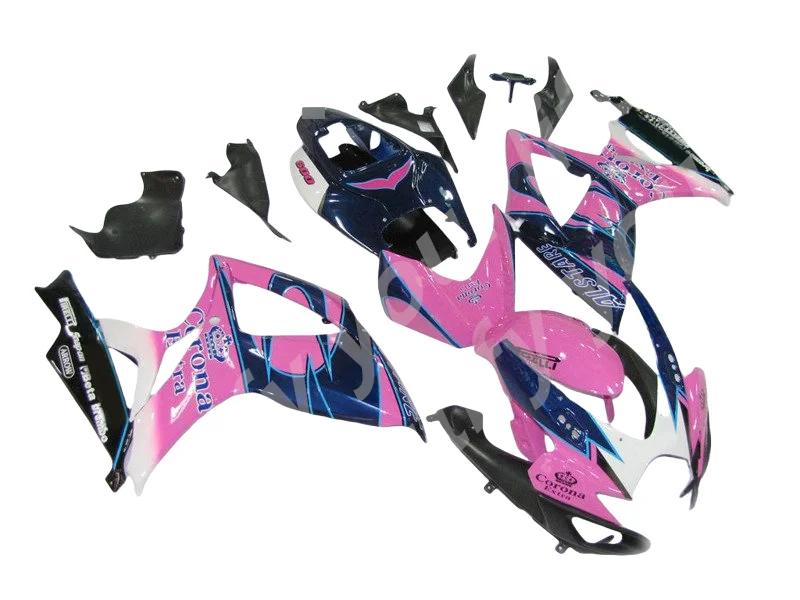 Nn-Injection Fairing Kit for G S XR 600 750 K6 06 07 G S XR600 G S XR750 2006 2007 New pink black white Fairings