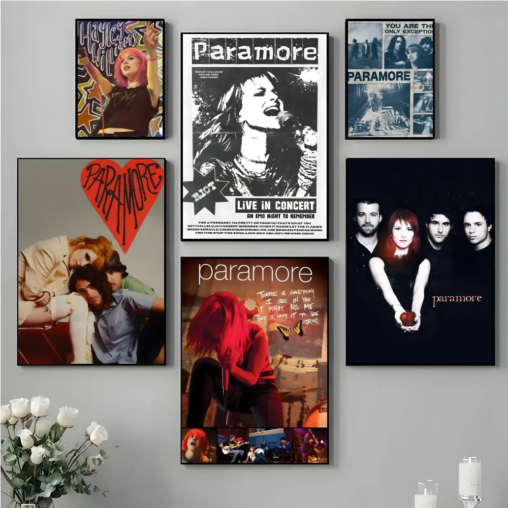 Band P-Paramore Poster High-definition poster stickers ideal gifts for living rooms hallways