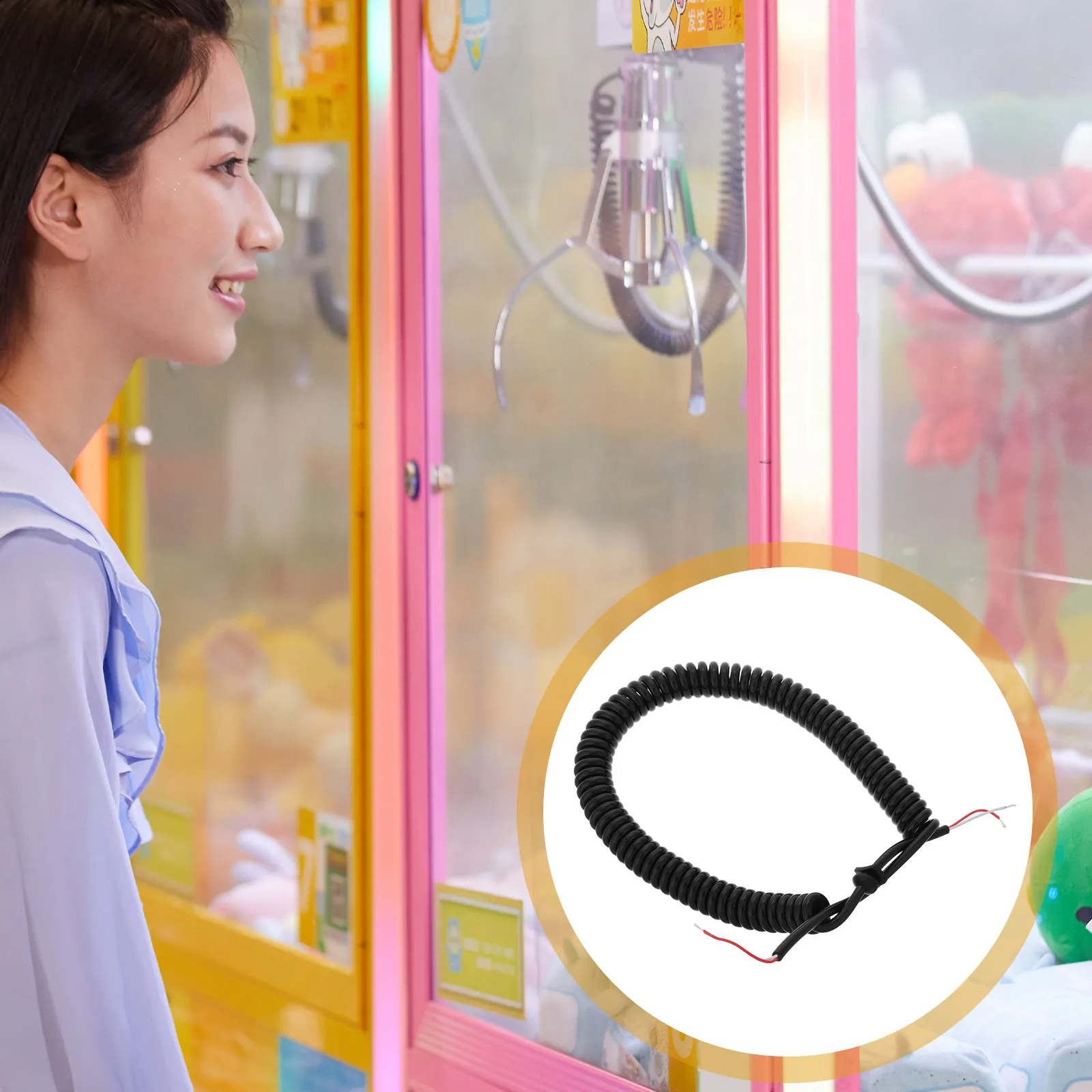 

Claw Machine Gripper Spring Wire Replacement Coil Wear-Resistant High-Tension Coil for Arcade Gaming Device Claw Crane Assembly