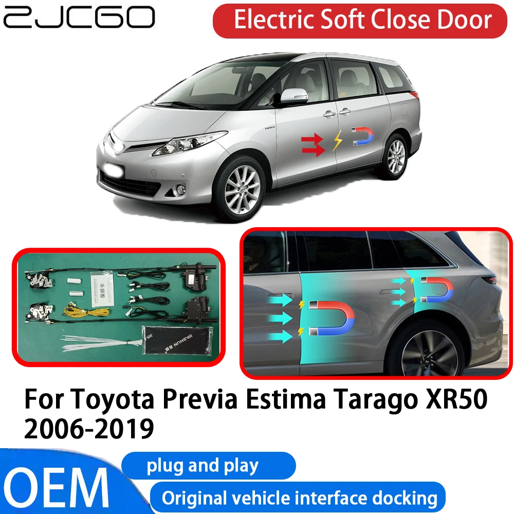 Para Toyota Previa Estima Tarago XR50 sistema de cierre de puerta de Cierre Suave eléctrico automático OEM Plug and Play cierre cómodo
