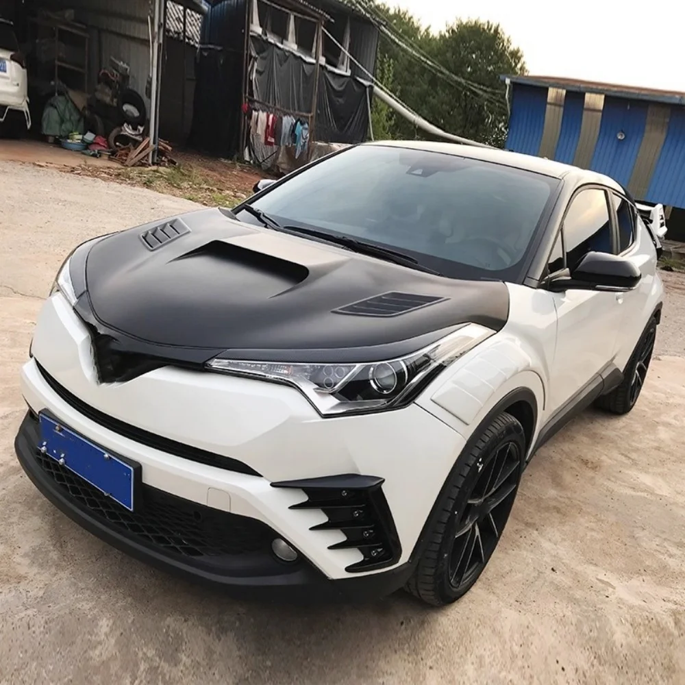unpainted resin Engine Hood Cover For Toyota IZOA CHR 2018-2023 convert Light Weight Bonnet Auto Accessories