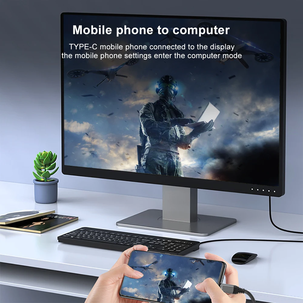 Usb C إلى ديسبلايبورت كابل 8K نوع C إلى DP 1.4 كابل 8K 60Hz 4K 144Hz Thunderbolt 3/4 محول لرصد ماك بوك سامسونج HDTV